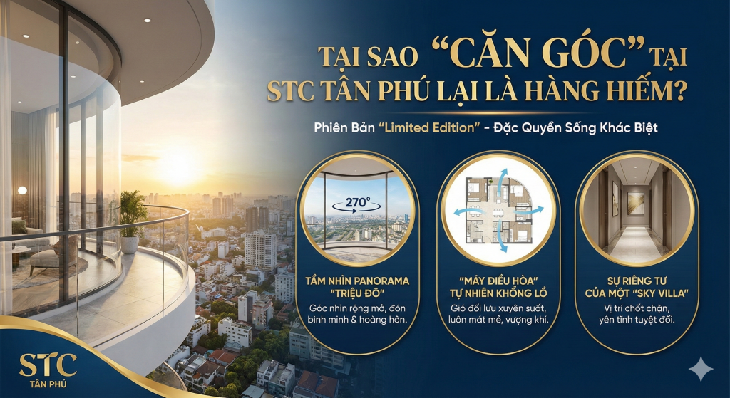 Vì sao stc tân phú sở hữu căn góc lại rất hiếm